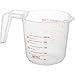 Plastique Cruche de mesure avec mesure transparente Poignée Balance de cuisine Coupes Nesting pour liquides Conteneur empilable à sec solide