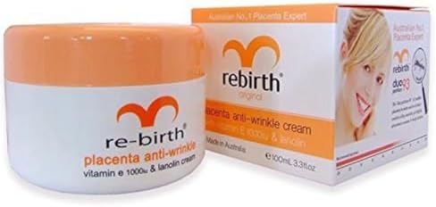 Rebirth Placenta Anti Wrinkle Cream 100 Ml. 3.3 Fl.oz 1pcs.