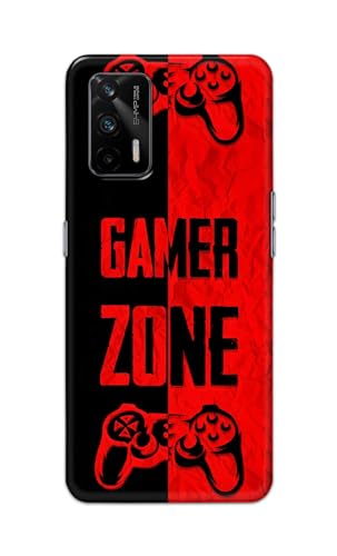Image of Printed Hard Back Cover Case for Realme X7 Max 5G Back Cover (Gamer Zone) -1111