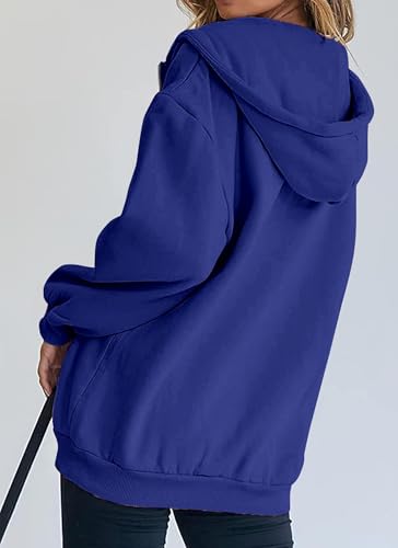 Image of PRETTYGARDEN Women's Fall Zip Up Hoodies Sweatshirts