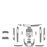 Colore: Trasparente Pellicola trasparente in TPU per BMW Serie 7 730 740 750 F01 F02 2017-2022 Adesivo per interni auto Console centrale Pannello per porte e finestre (serie 7 730)