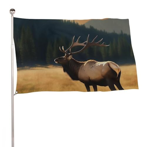 Grand drapeau pour cour de vacances 60x90 et bannière de jardin en polyester