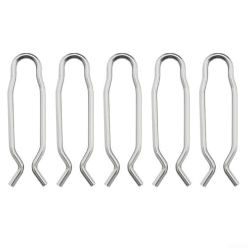 Abrazaderas de resorte de acero inoxidable 304 resistentes a la corrosión para lavadoras a presión Karcher K3 K4 K5 K6 para accesorios de tubería de manguera K7, fácil de instalar, paquete de 5 (5