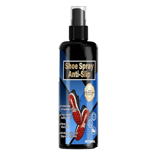 Zunishaone Spray de agarre para zapatos de baloncesto, 100 ml, amplificador para agarre de zapatos, amplificador antideslizante para calzado, para botas, zapatillas, golf, fútbol, tenis, voleibol
