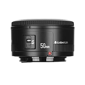Yongnuo YN 50mm F/1.8 AF/MF Groß Aperture Autofokus Objektiv für Canon EF Mount EOS Camera Kamera LF651