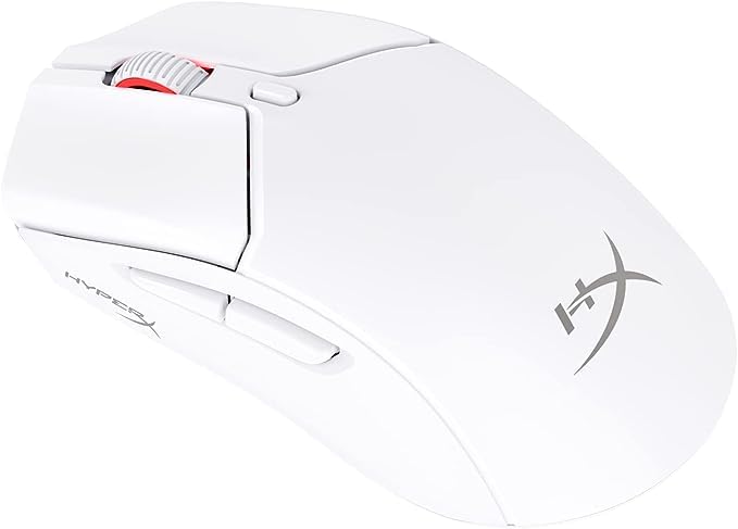 HyperX Pulsefire Haste 2 – Wireless Gaming Mouse- Ultra Lightweight, 61g, 100 Hour Battery Life, Dual Wireless Connectivity, Precision Sensor - White (Renewed)