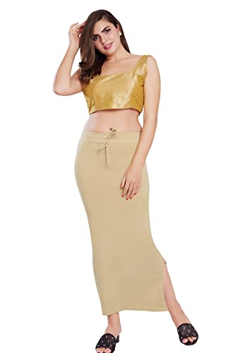 Image of RANI SAAHIBA Women's Stretchy Slim Fishcut Petticoat Cotton Shapewear