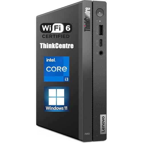 Image of Lenovo ThinkCentre Neo 50q Gen4 1L Mini PC | Intel 12th Gen CPU (6Cores, Up to 4.4GHz) | 32GB RAM, 1TB SSD | Windows 11 | WiFi 6, RJ45 | UHD Graphics | Dual 4K Display Support
