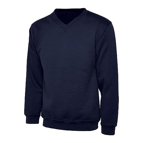 Sweat uni col en V 21Fashion Cover