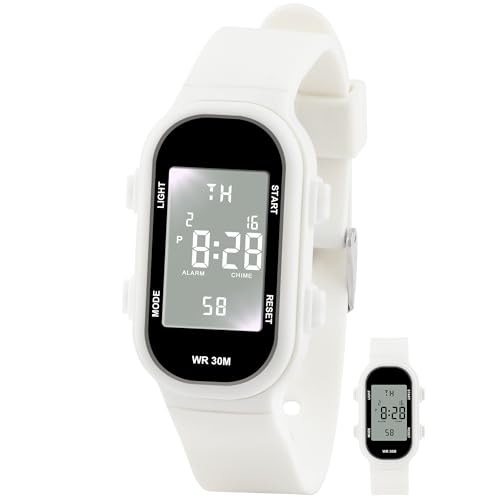 Juboos Kids Digital Watches for Boys Girls Ages 7-16, 3ATM Waterproof Sport Child Watch with Night Light, Alarm Clock, Stopwatch