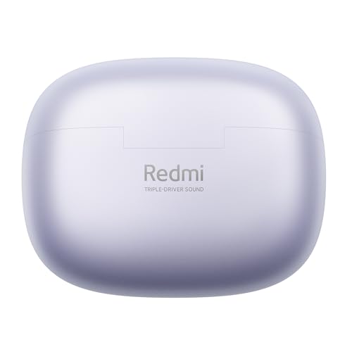 XIAOMI Redmi Buds 6 Pro – Écouteurs Bluetooth Intra-Auriculaires, ANC 55dB, Audio dimensionnel, Hi-Res/LDAC, 9.5h+36h autonomie, IP54, Triple Haut-Parleur, Lavande