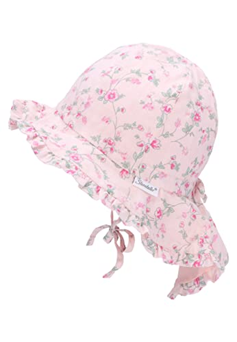 Sterntaler Unisex Kinder Sonnenhut Flower Kinderhut, Rosa, 45 EU