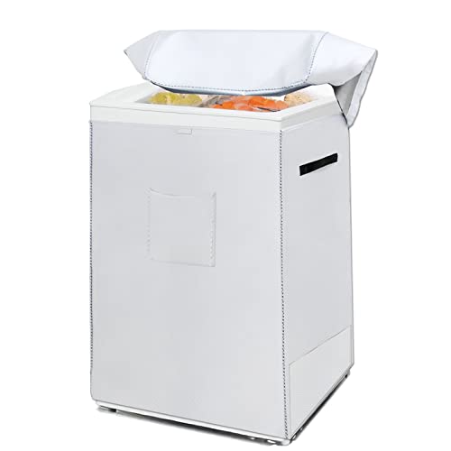Wine Cooler Refrigerator Cover,Outdoor Fridge Cover – Waterproof, Dustproof, Sun-Proof, 20" W x 20" D x 33" H. Suitable for most 32-36 Bottle Beer or Wine Mini Fridge (Black)