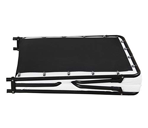 Spinal Solution Fully Assembled Portable Folding Cot Bed With Mattress, Twin, Beige - Thumbnail 3