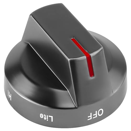 AMI PARTS DG94-03500A/Z for Samsung Stove Knob Replacement(Black) and DG94-04167 DG94-03500U Gas Stove Knobs -Models NX60T8111SS NX60T8311SS NX60T8711SS for Samsung Oven Burner Top Stove knobs