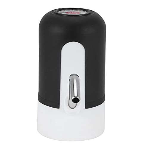 Drinking, Portable Electric Water Bottle Dispenser, One Key Press, for Home, Office, Travel, Camping (Black)