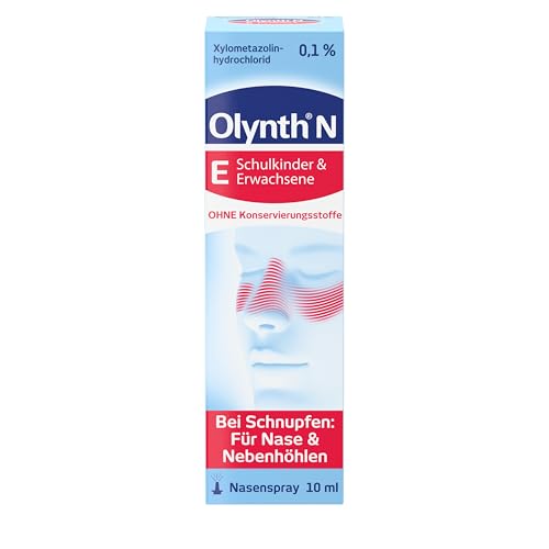 Olynth 0 1% N Schnupfen Dosierspray für Schulkinder ab 6 Jahren und Erwachsene - 10 ml Nasenspray