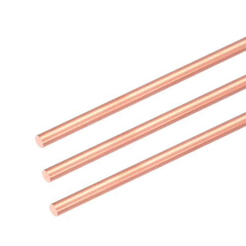 Barres en cuivre pour jardinage et électroculture - 3 Tiges décoratives PATIKIL 260mm