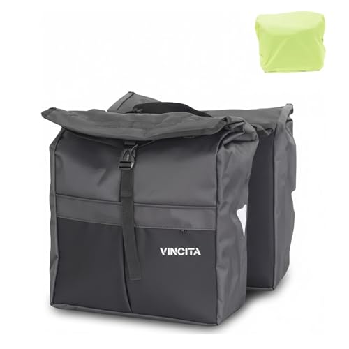 Vincita Double Bike Pannier Bag – 12L Top Load Rear