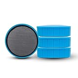 Aimant MAULsolid s. blister, Ø 38 mm, 1,5 kg puiss, 4 pcs/jeu bleu