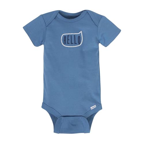Image of Gerber unisex baby 8-pack Short Sleeve Onesies Bodysuits and Toddler T Shirt Set