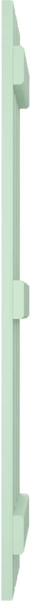 Ekena Millwork ARW401SB311X61SGH Americraft Three 3 Exterior Real Wood Spaced Board-n-Batten Shutters (Per Pair), Seaglass
