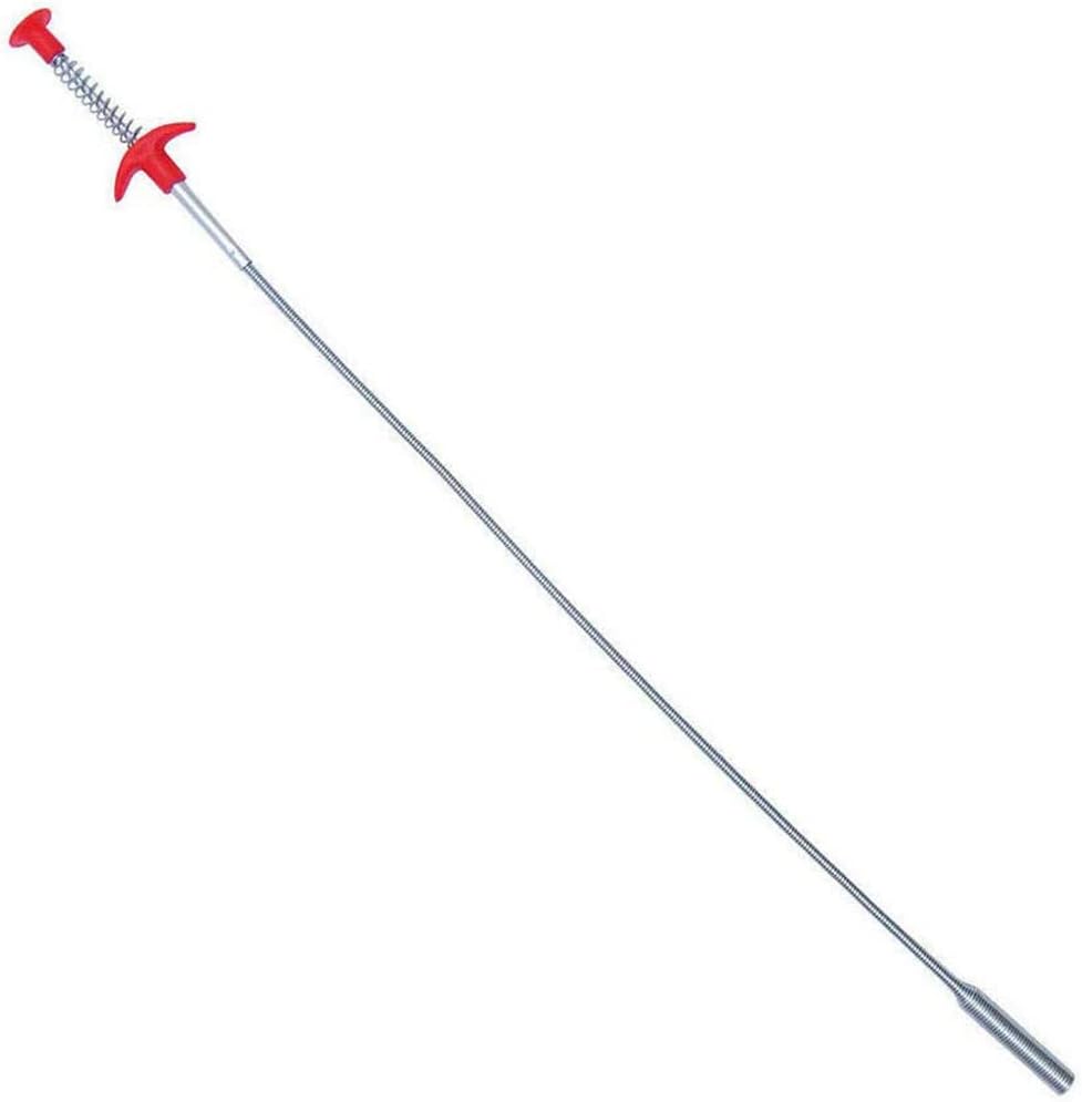 YUHOME Flexible Grabber Claw Pick Up Reacher Tool with 4 Claws Bendable Hose Pickup Reaching Assist Tool for Litter Pick, Home Sink, Drains, Toilet (35.4inch)