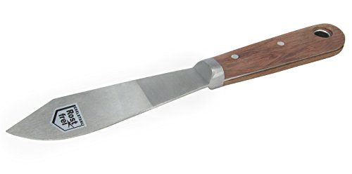 Preisvergleich Produktbild Kittmesser Klingenlänge 114mm, extra gehärtet Leinölkitt Fensterkitt Französische Form, Fugenmesser, Klinge durchgehend vernietet, aus einem Stk.