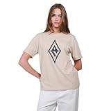 Ultra Game WNBA Official Womens Super Soft Fashion T-Shirt, Las Vegas Aces, Sand, Large