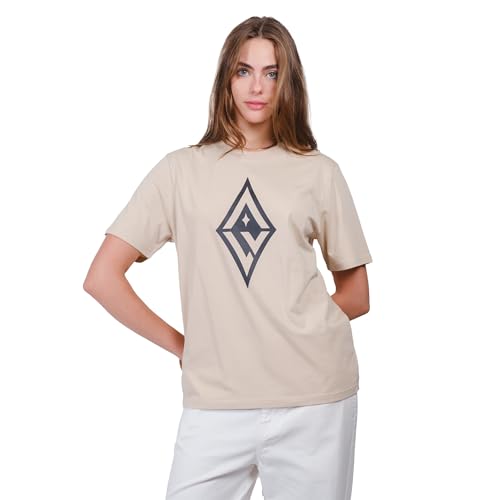 Ultra Game WNBA Official Womens Super Soft Fashion T-Shirt, Las Vegas Aces, Sand, X-Large