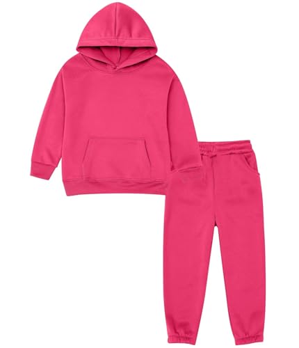 ACEFAST INC Girls Boys Tracksuit Pullover Hoodie Jogging Pants Set 2 Pieces Sweatsuit for Kids Fashion Sweatshirt Set