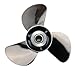 Boatman 13 7/8x21 Boat Propeller fit Yamaha Outboard Engine 60/70/75/80/85/90/100/115 HP,Stainless Steel 15 Spline Tooth Prop, RH
