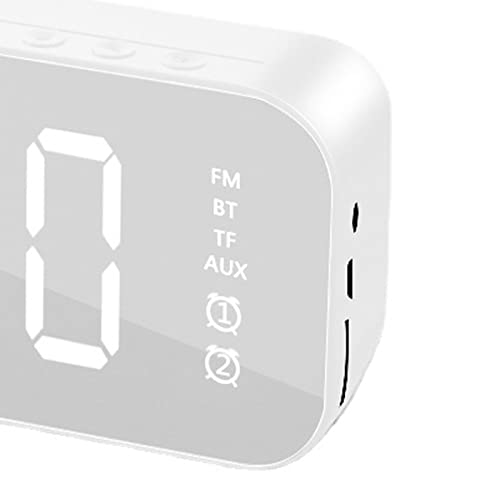 Alto-falante Bluetooth com Rádio Despertador, Design Portátil Multifuncional, Mini Alto-Falante Sem