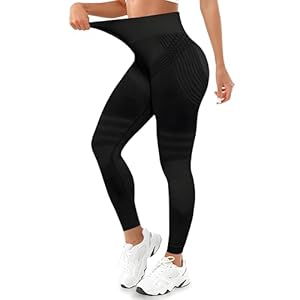 Legging Anti Cellulite Femme, Anti Cellulite Compression Legging Minceur, Push Up Taille Haute, Pantalon de Sport Yoga Fitness Sculptant (FR/ES, Alpha/Lettres, M, Taille Normale, Taille Tall, Noir)
