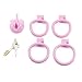 Men's Eco Resin Safety Cage Control Cage, Loyalty and Trust (USA17) (Pink)