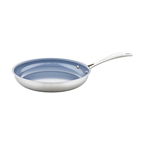 Zwilling Spirit Ceramic Nonstick Fry Pan, 10-inch, Stainless Steel