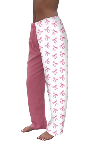 Towel Pants for Swimmers – Pink Bows - Cotton Terry Towel Pants – Beach Coverup – Resort Wear – Swim wear4