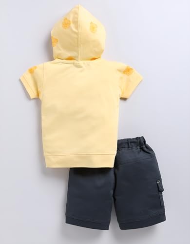 Image of Tonyport Boys Printed T-Shirt & Shorts