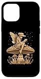 Photo Gallery custodia per iphone 15 cottagecore - libro delle fate con funghi e streghe Photo Gallery custodia per iphone 15 cottagecore - libro delle fate con funghi e streghe