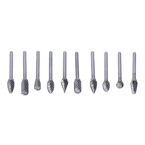 Set de 10 fresas rotativas de carburo de tungsteno miniatura 5
