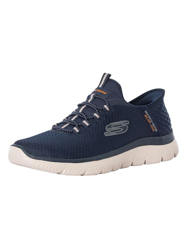 Skechers Summits High Range Baskets Homme, Navy Mesh Trim, 44 EU