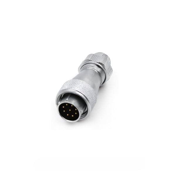 WF16 9pin Aviation Circular Connector Docking Straight TE+ZE Male Plug and Female Socket Waterproof