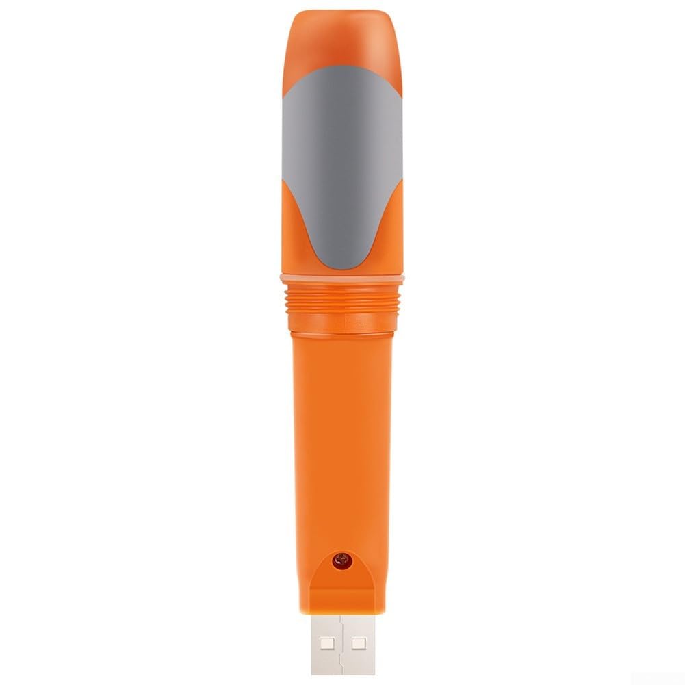 Registratore dati alimentato tramite USB con registrazione a intervalli regolabili per monitoraggio della temperatura e dell'umidità della catena del freddo
