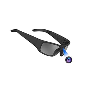OhO 32G Camera Glasses,24M Resolution H.265 1080P Smart Glasses with UV400 Sunglasses Lens for Outdoor Sport