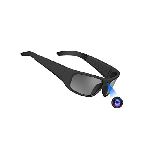 New OhO sunshine Video Sunglasses, 128GB Super Slim 1080P Full HD Outdoor Sports Action Camera Glasses with Built-in Memory and Polarized UV400 Protection Safety Lenses,Unisex Sport Design