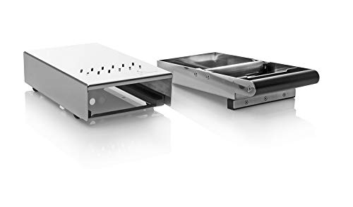 Foto von Espresso Marese Sudschublade mini - Abklopfbehälter für Filterträger, Schublade mit gummiertem Abklopfstab abnehmbar, aus Edelstahl