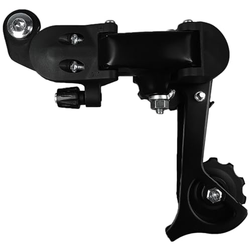 Aikolesa K143 6/7 Speed Rear Derailleur - Direct Mount Aluminum Alloy Bicycle Derailleur for MTB/Tricycle/Commuter, Ultra-Durable & Smooth Shifting (Black)