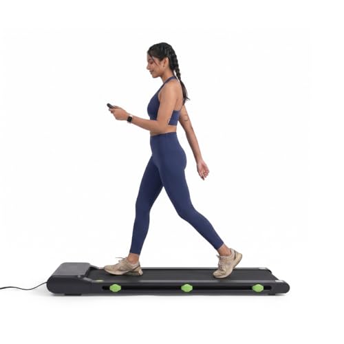 Image of Burnlab Walking Pad Treadmill | 2.0HP brushless DC Motor | Remote Control | 120kg Capacity | Led Display-Cardio Equipment for Home Gym | Shock Absorption | Max Speed 6 Km /Hr