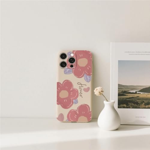 LIRASIRA Compatible con Realme X50 5G/Realme X3 SuperZoom Funda Blanda Floral Pantalla Completa Anti-Caída