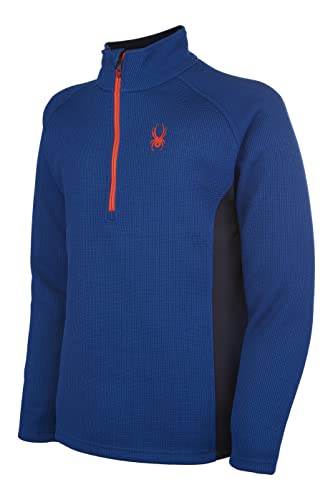 Image of Spyder Men's Standard Outbound Half Zip Mid-Weight Mock Neck Sweater
